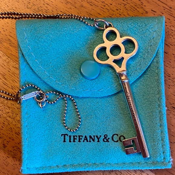 Tiffany & Co. Jewelry - Tiffany and Co Silver Crown Key Pendant